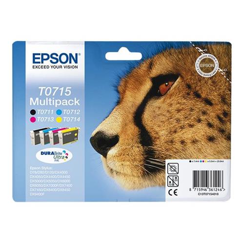 CARTUCHO T071540 ( T0715 ) PACK DE COLORES EPSON D78 / DX4000 / DX5000