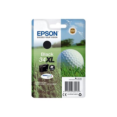 CARTUCHO T347140 ( 34XL )(NEGRO) EPSON WF-3720, WF-3725
