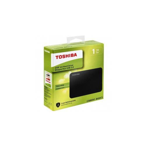 DISCO DURO EXTERNO 1TB. 2.5" TOSHIBA (NEGRO) (USB 3.0) HDTB410EK3AA