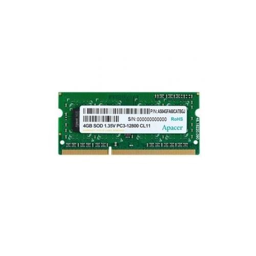 SODIMM 4GB. PORTATIL DDR3L 1600MHZ 1.35V CL11 APACER DV.04G2K.KAM