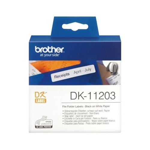 ETIQUETAS DK11203 BROTHER PRECORTADA 300U