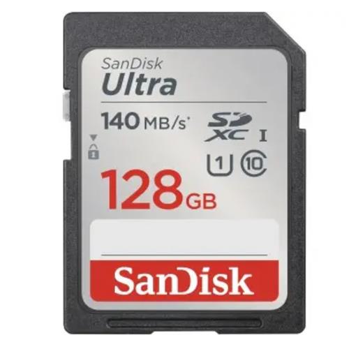 MEMORIA SD 128GB. SANDISK ULTRA 140MB/S SDSDUNB-128G-GN6IN
