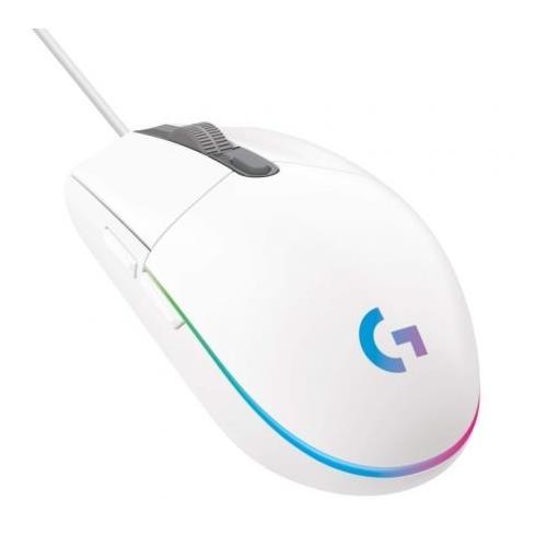 RATON GAMING LOGITECH G102 LIGHTSYNC 8000DPI BLANCO 910-005824