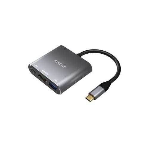 ADAPTADOR USB-C A HDMI HEMBRA / USB HEMBRA / USB-C  AISENS A109-0669