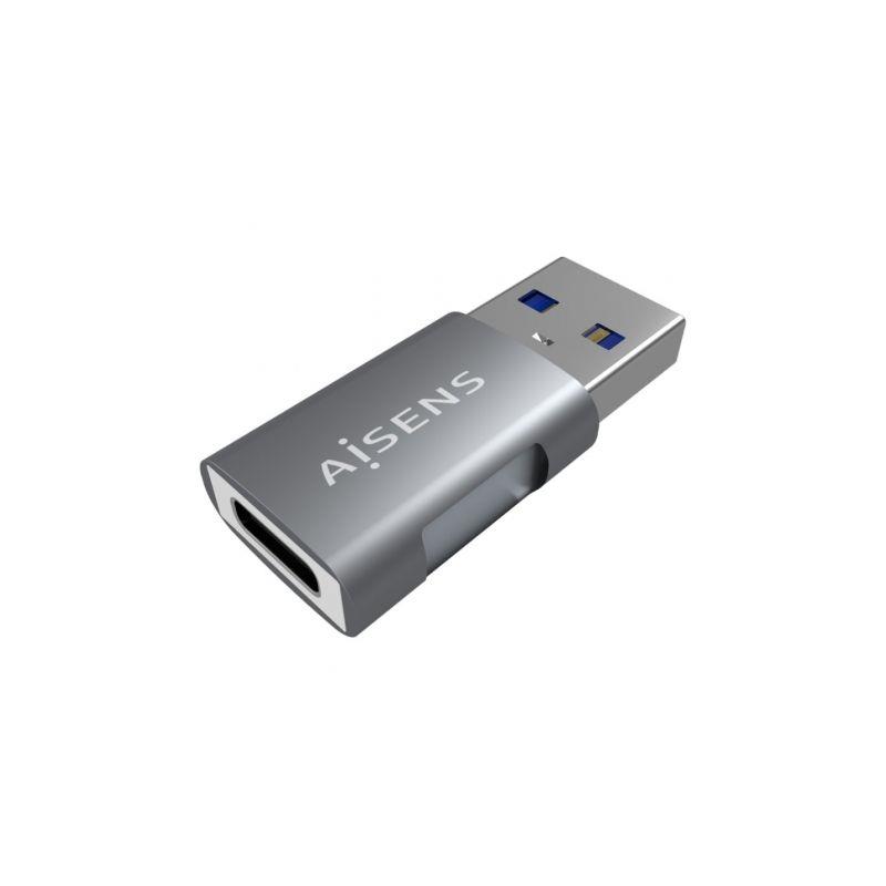 ADAPTADOR USB-C HEMBRA A USB MACHO AISENS A108-0655