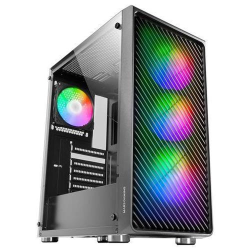 SEMITORRE GAMING ATX MARS GAMING MCF SIN FUENTE NEGRO