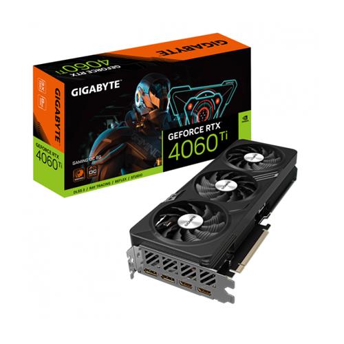 TARJETA GRAFICA GIGABYTE RTX4060TI GAMING  OC  8G 8GB GDDR6