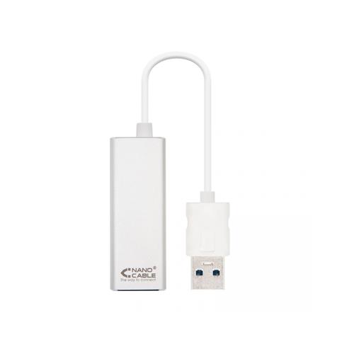 ADAPTADOR USB 3.0 A LAN RJ45 10/100/1000 NANOCABLE 10.03.0401