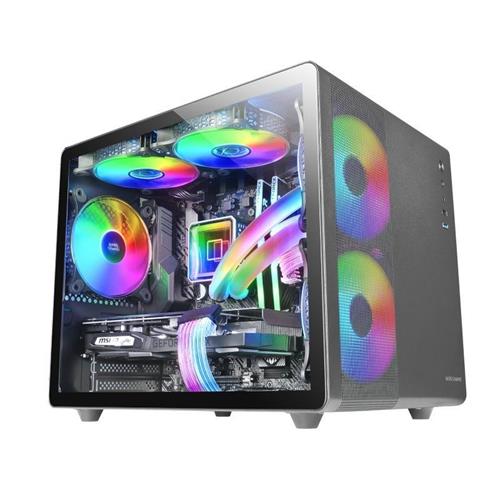 MINITORRE GAMING MICROATX MARS GAMING MC400 SIN FUENTE NEGRO