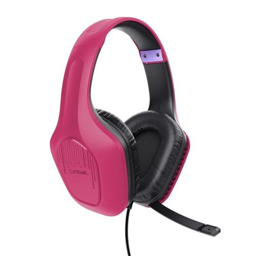 AURICULARES GAMING CON MICROFONO TRUST GAMING GXT 415 ZIROX ROSA 24992