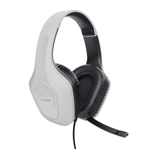 AURICULARES GAMING CON MICROFONO TRUST GAMING GXT 415 ZIROX BLANCO 24993