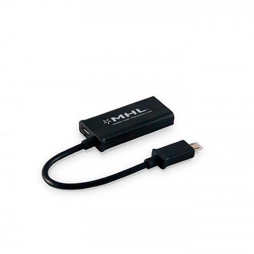 ADAPTADOR MHL 11 PINES HDMI HEMBRA A MICROUSB MACHO 3GO CMHL11