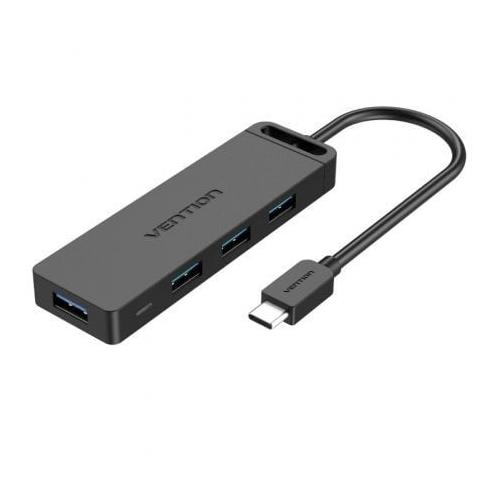 HUB USB-C 4 PUERTOS USB 3.0 / 1 MICROUSB PD   VENTION TGKBB