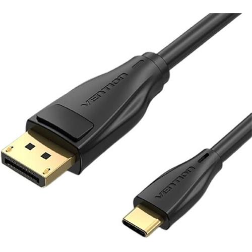 CABLE  USB-C MACHO A DISPLAYPORT MACHO 1,5M NEGRO VENTION CGYBG