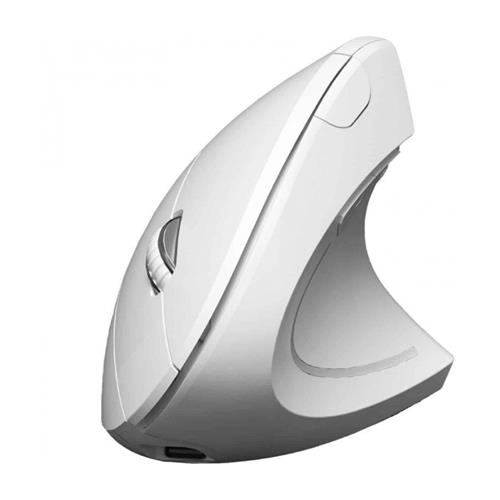 RATON ERGONOMICO SUBBLIM GLIDE VERTICAL ERGO DUAL 1600DPI BLUETOOTH BLANCO