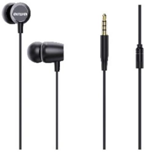 AURICULARES  INTRAUDITIVOS CON MICROFONO AIWA  ESTM-20  JACK 3.5 NEGRO