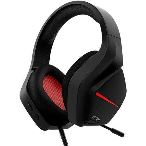 AURICULARES GAMING CON MICROFONO KROM KOPA MOVE  JACK 3.5 NEGRO