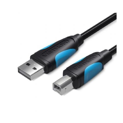 CABLE USB 2.0 AB 5M. VENTION  VAS-A16-B500 NEGRO