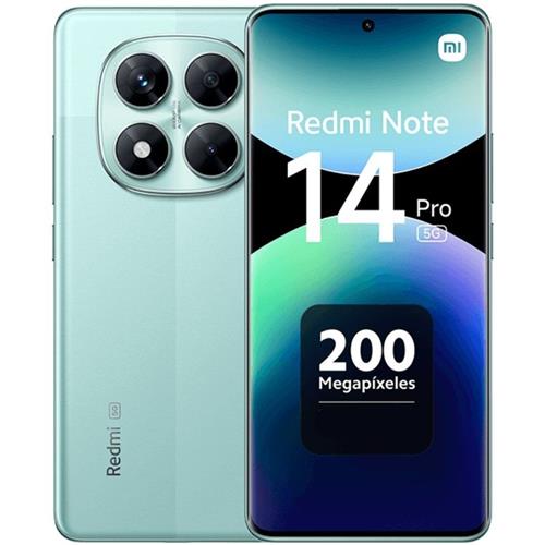 SMARTPHONE XIAOMI REDMI NOTE 14 PRO 5G 12GB 512GB 6.67" VERDE