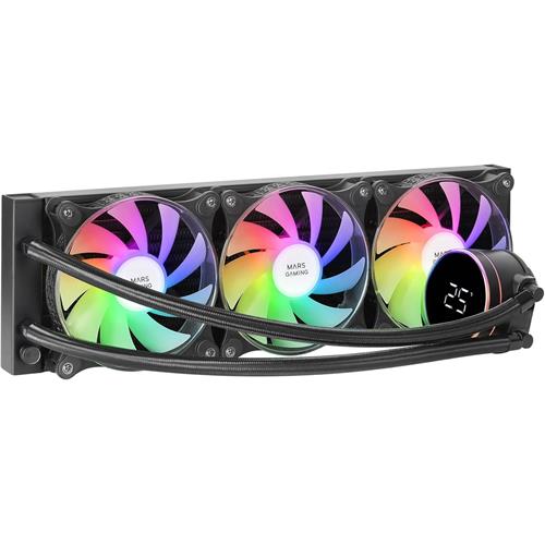 VENTILADOR REFRIGERACION LIQUIDA MARS GAMING MLLCD360 NEGRO