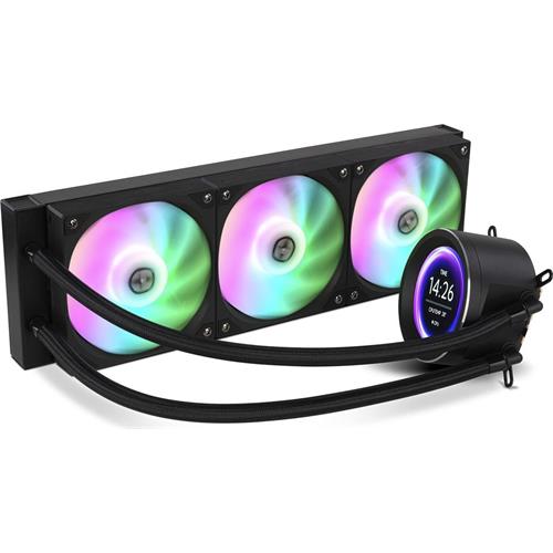VENTILADOR SISTEMA DE REFRIGERACION LIQUIDA NOX X360 LCD NEGRO