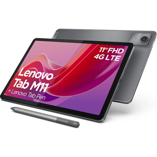TABLET 11" LENOVO TAB M11 ZADB0340SE 4G LTE 8GB 128GB GRIS LUNA INCLUYE PEN