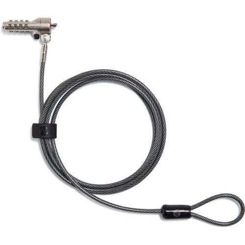 CABLE DE SEGURIDAD TIPO NANO CON COMBINACION PARA PORTATILES HP  63B31AA