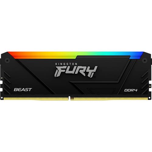 DIMM DDR4 8GB 3600GHZ. KINGSTON FURY BEAST RGB KF436C17BB2A/8
