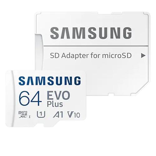 MEMORIA MICROSD 64GB SAMSUNG EVO PLUS 2023 C10 160MB CON ADAP SD