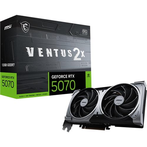 TARJETA GRAFICA MSI GEFORCE RTX5070 12G VENTUS 2X  OC  12GB GDDR7