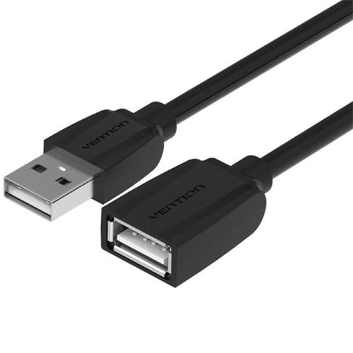 CABLE USB 2.0 5M. ALARGADOR VENTION VAS-A44-B500 NEGRO