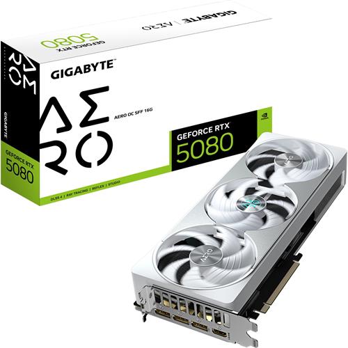 TARJETA GRAFICA GIGABYTE  GEFORCE RTX5080 AERO  OC  16GB GDDR7