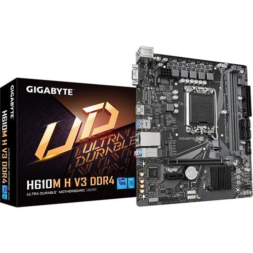 PLACA BASE GIGABYTE H610M H V3 DDR4 MICROATX SOCKET 1700