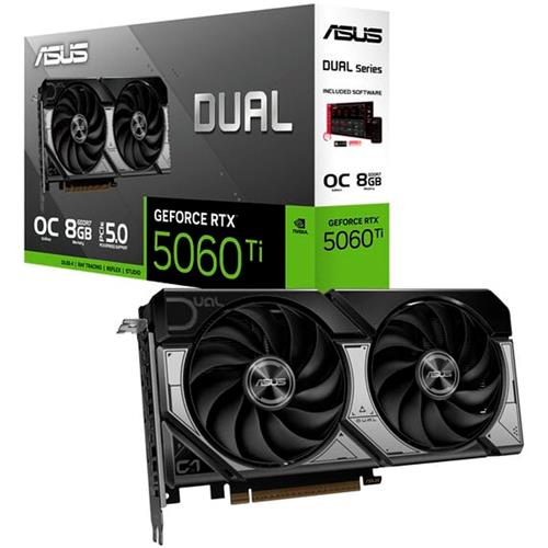 TARJETA GRAFICA ASUS DUAL RTX5060TI OC  8GB GDDR7