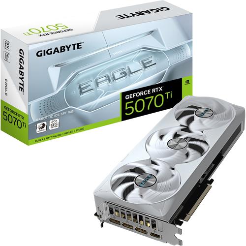 TARJETA GRAFICA GIGABYTE  GEFORCE RTX5070TI EAGLE ICE  OC 16GB GDDR7
