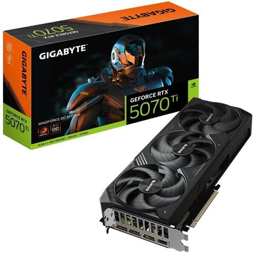 TARJETA GRAFICA GIGABYTE  GEFORCE RTX5070TI WINFORCE  OC 16GB GDDR7