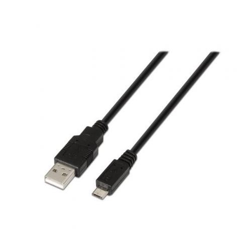 CABLE USB 2.0 - MICROUSB 1.8M MACHO/MACHO NEGRO AISENS A101-0028
